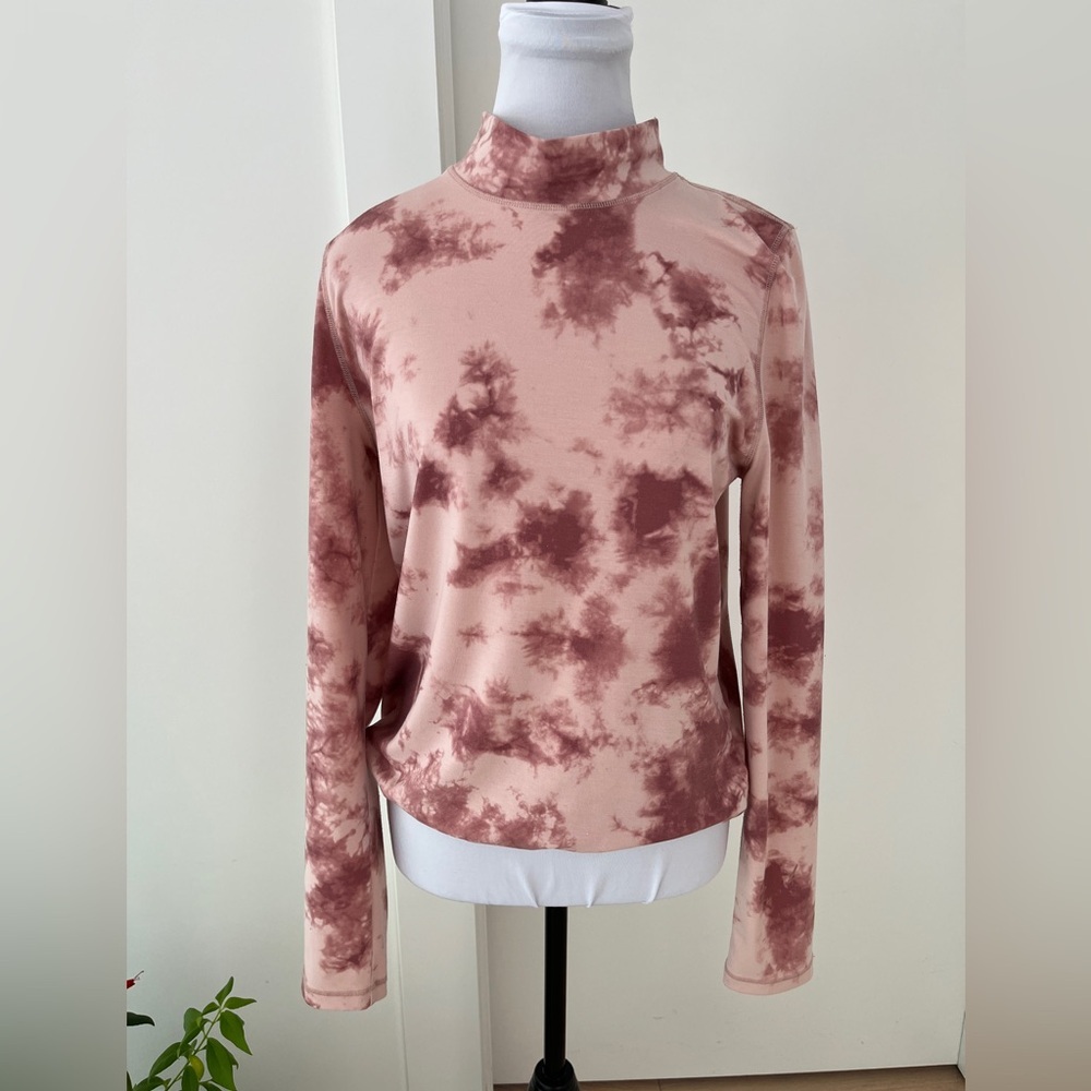 INDYEVA Baris Long Sleeve Mock Neck Elastic Bottom Pullover Top Outdoors Casual - Picture 7 of 15